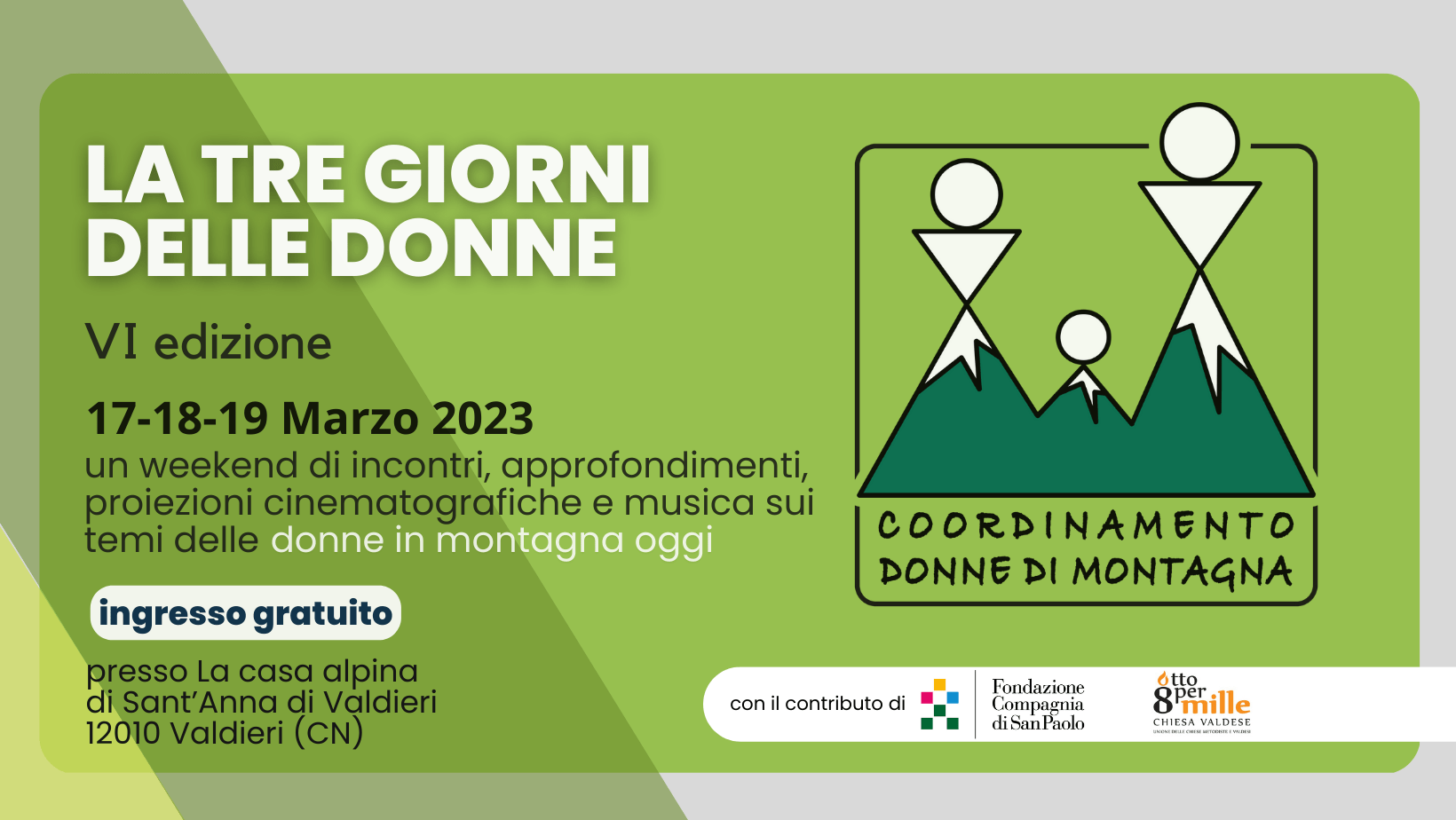 La tre giorni delle donne - donne di montagna